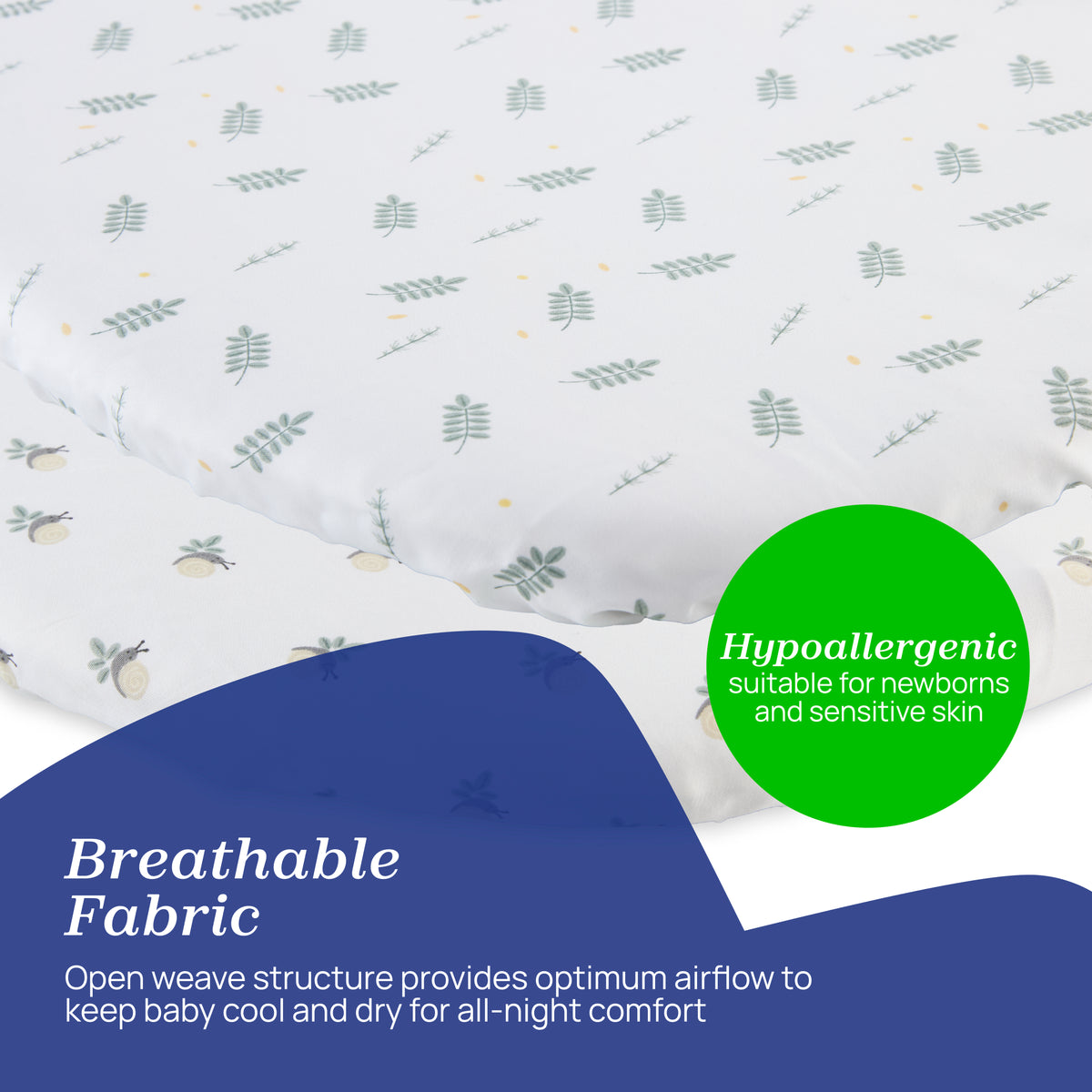 Chicco Baby Hug 4-In-1 Crib Sheets (2-Piece)
