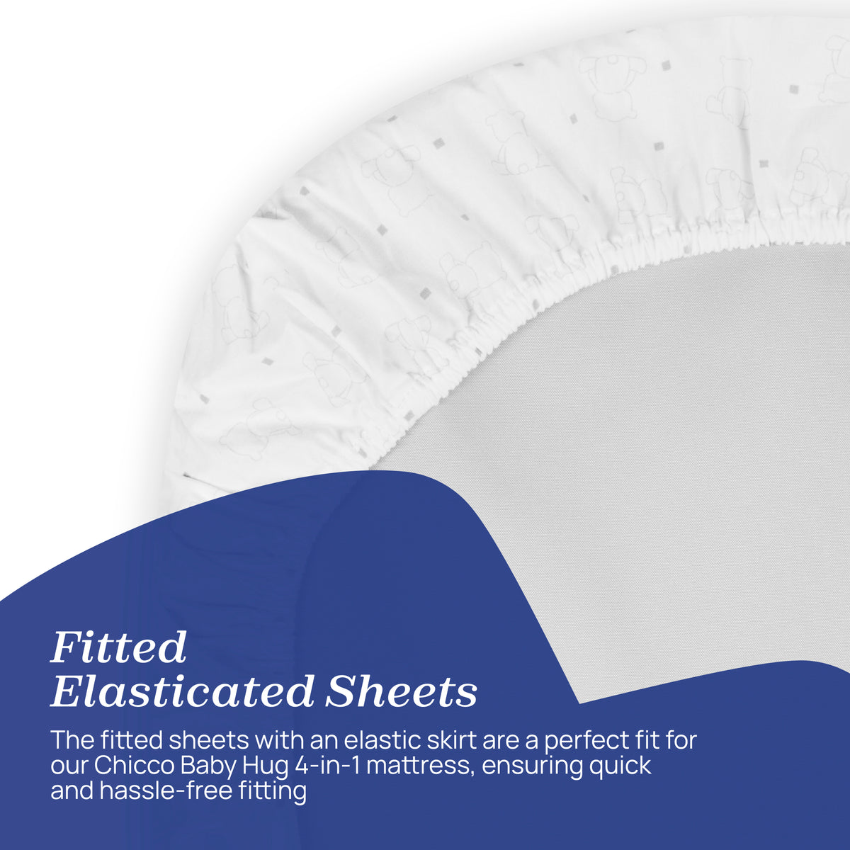 Chicco Baby Hug 4-In-1 Crib Sheets (2-Piece)