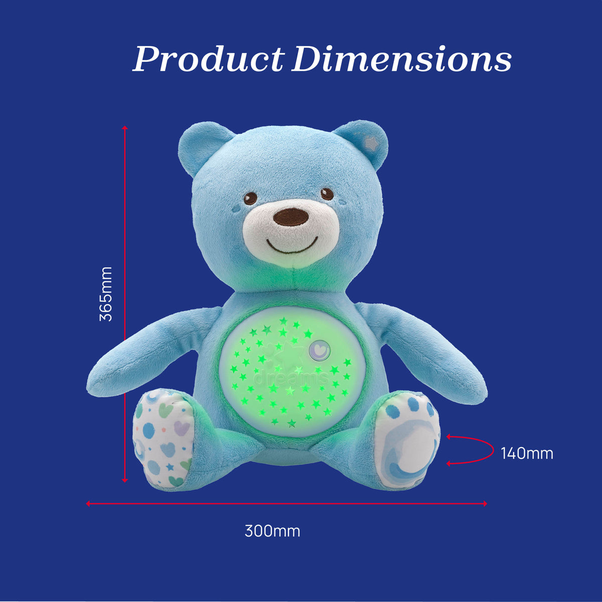 Chicco First Dreams Baby Bear Plush And Projector