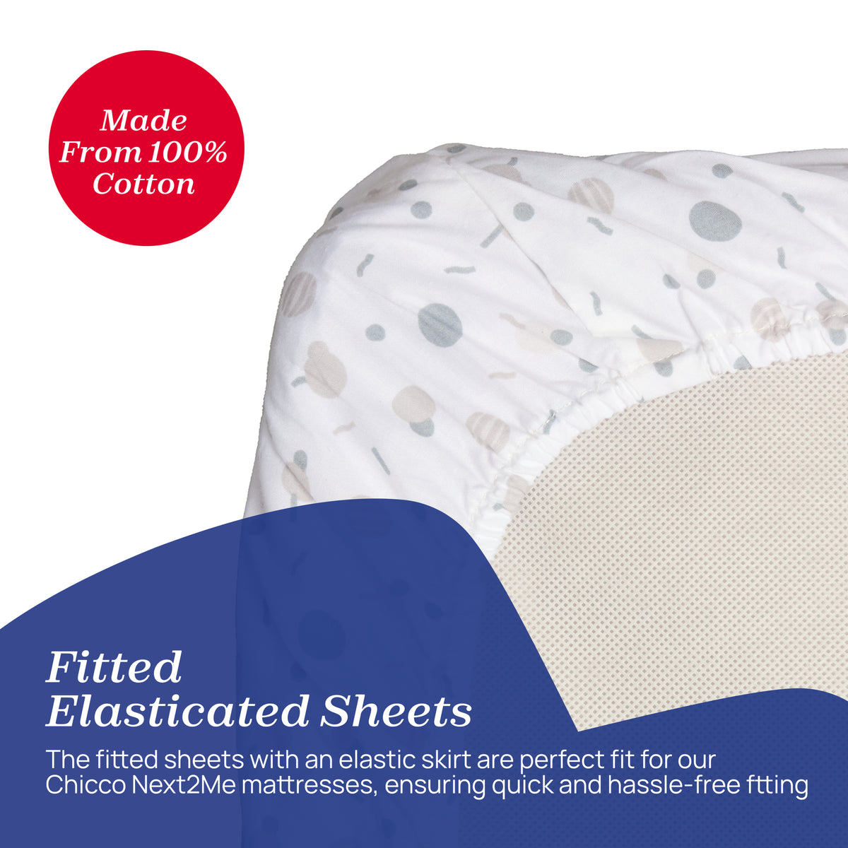 Chicco Next2Me Crib Sheets (2-Piece)