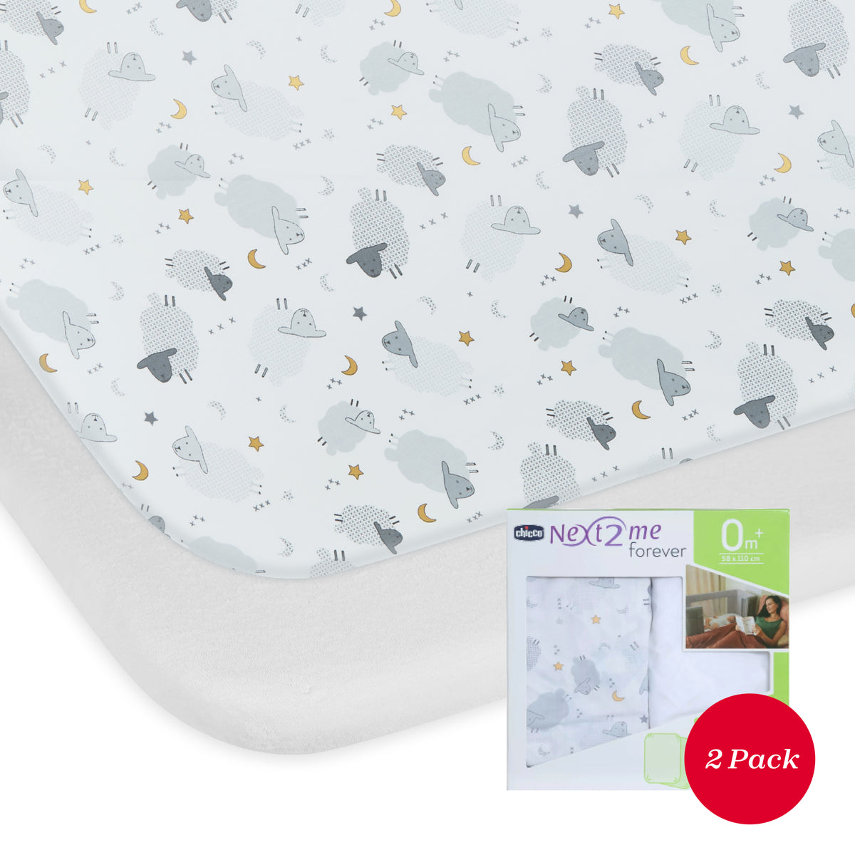 Chicco Next2Me Forever Crib Sheets (2-Piece)