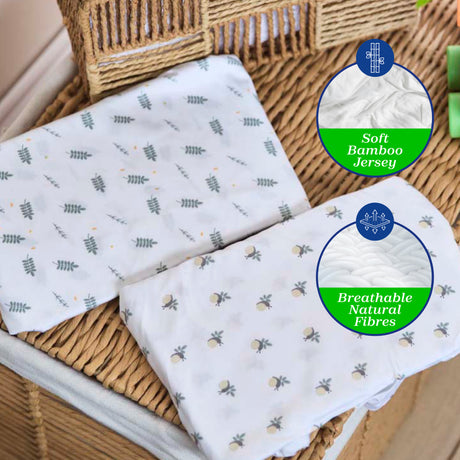 Chicco Baby Hug 4-In-1 Crib Sheets (2-Piece)