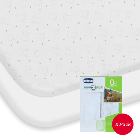 Chicco Baby Hug 4-In-1 Crib Sheets (2-Piece)