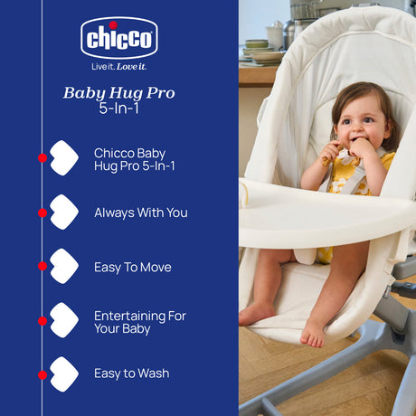 Chicco Baby Hug Pro 5-In-1 Crib