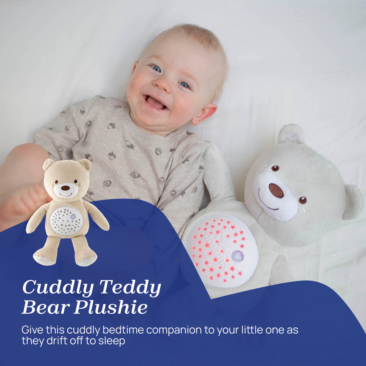 Chicco First Dreams Baby Bear Plush And Projector