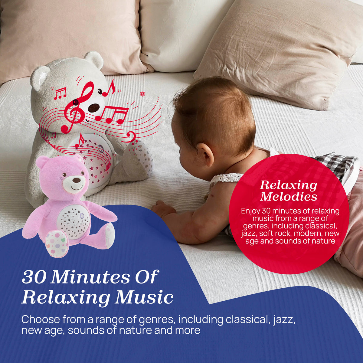 Chicco First Dreams Baby Bear Plush And Projector