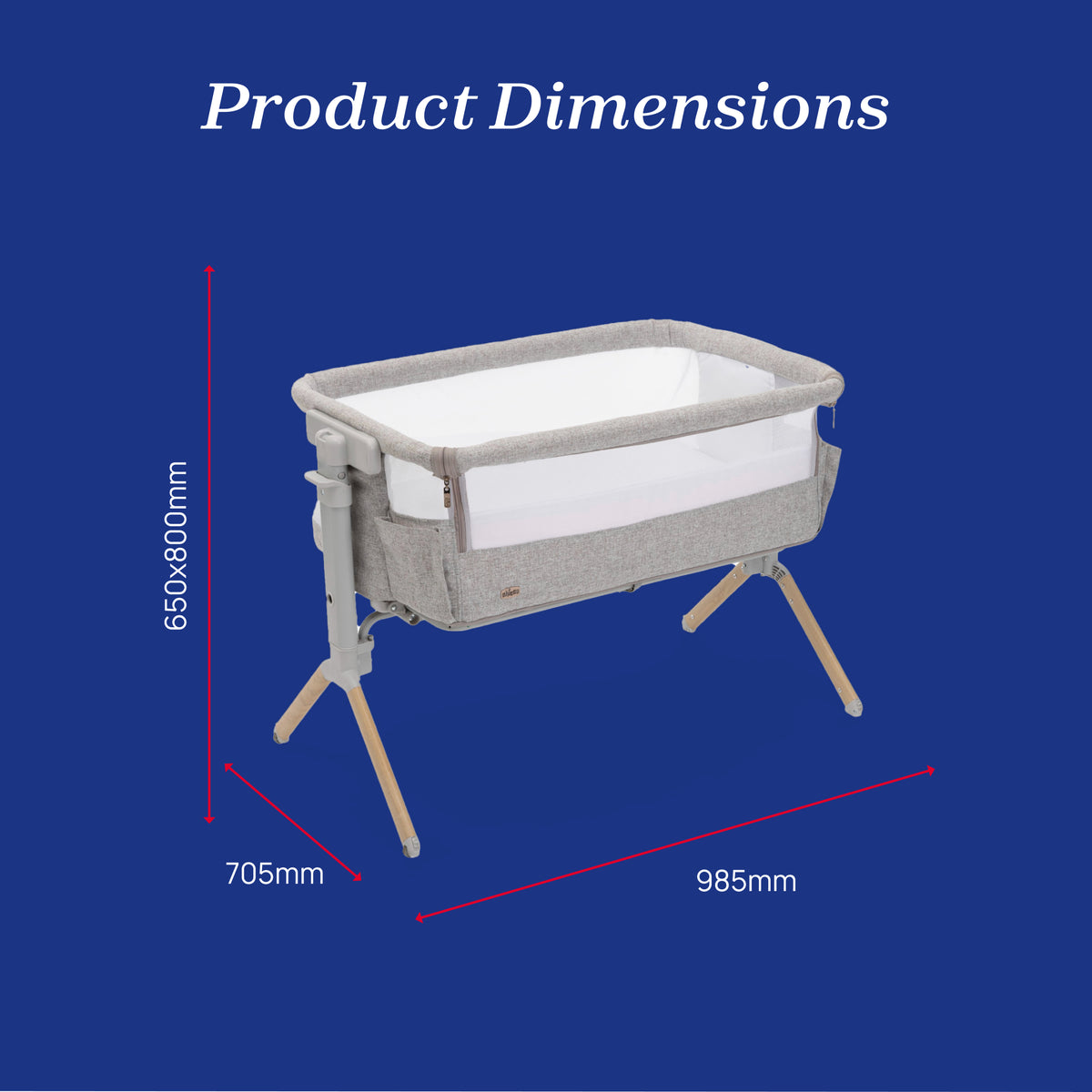 Chicco Next2Me Armonia Bedside Crib