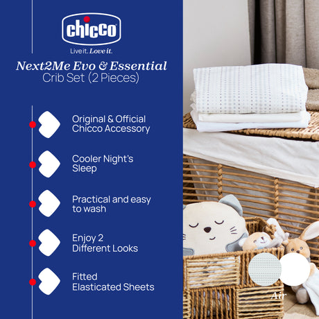Chicco Next2Me Crib Sheets (2-Piece)