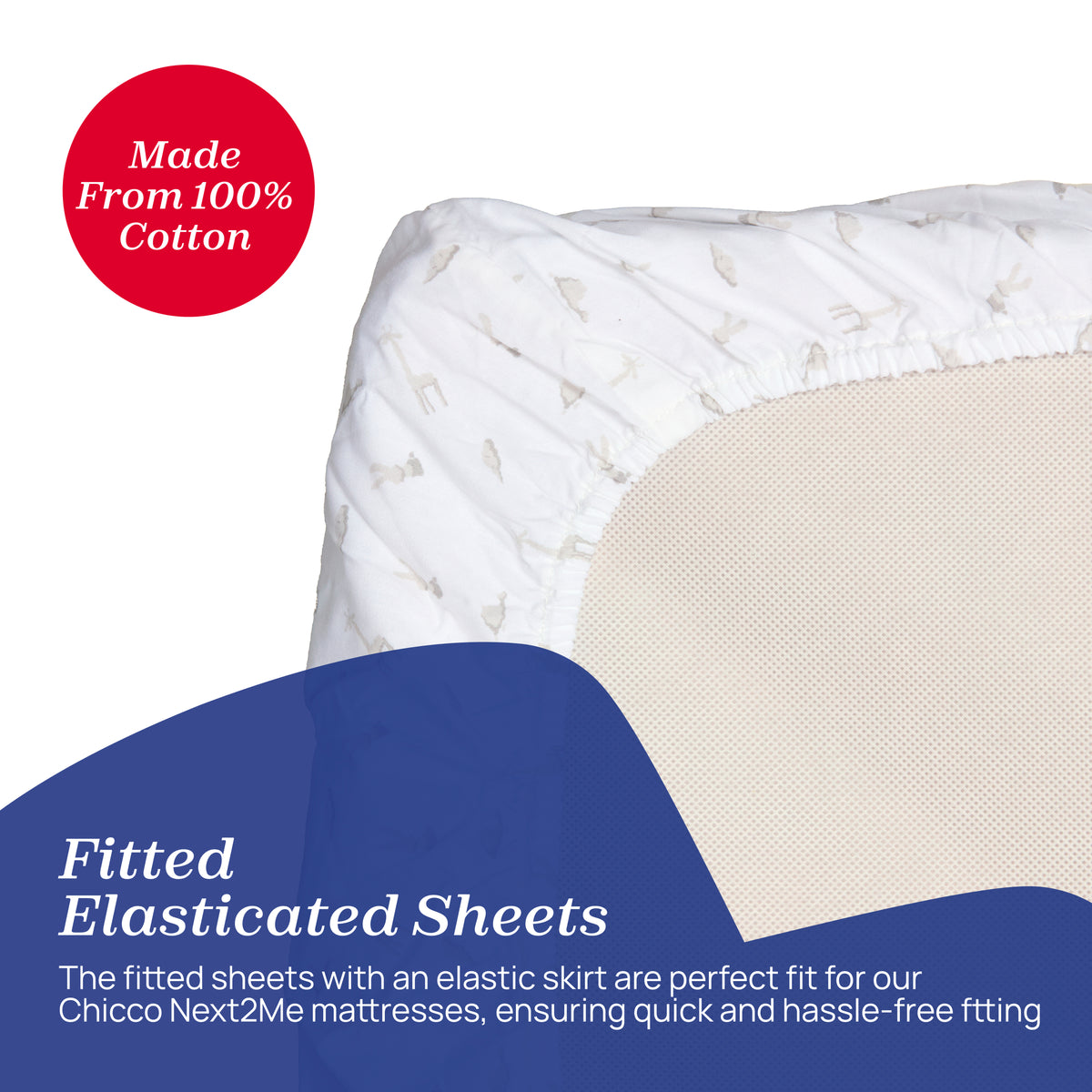 Chicco Next2Me Crib Sheets (2-Piece)