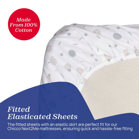 Chicco Next2Me Crib Sheets (2-Piece)