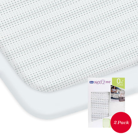 Chicco Next2Me Evo & Essential Crib Sheets (2-Piece)