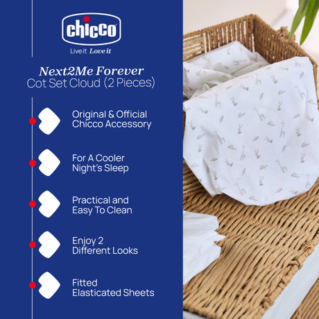 Chicco Next2Me Forever Crib Sheets (2-Piece)