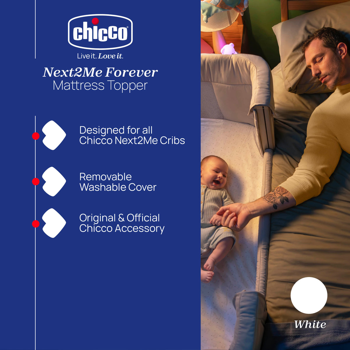 Chicco Next2Me Forever Terry Mattress Cover