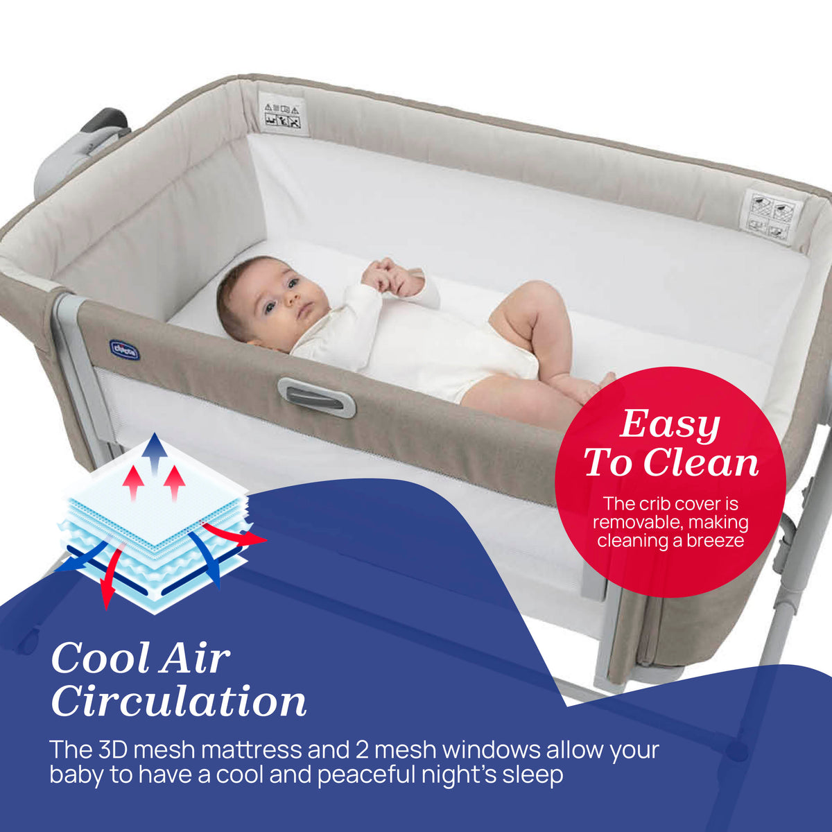 Chicco Next2Me Magic Evo Bedside Crib