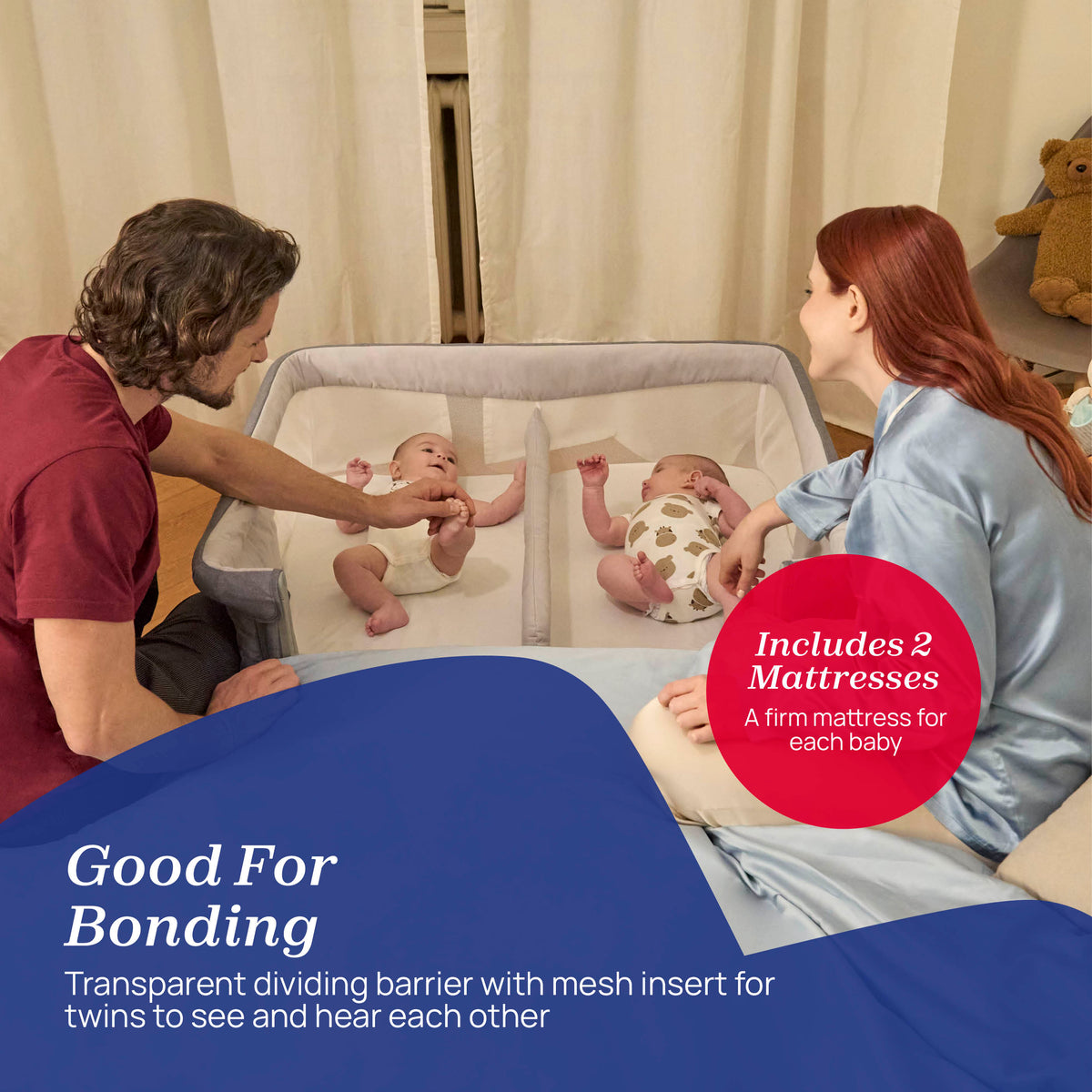 Chicco Next2Me Twins Bedside Crib