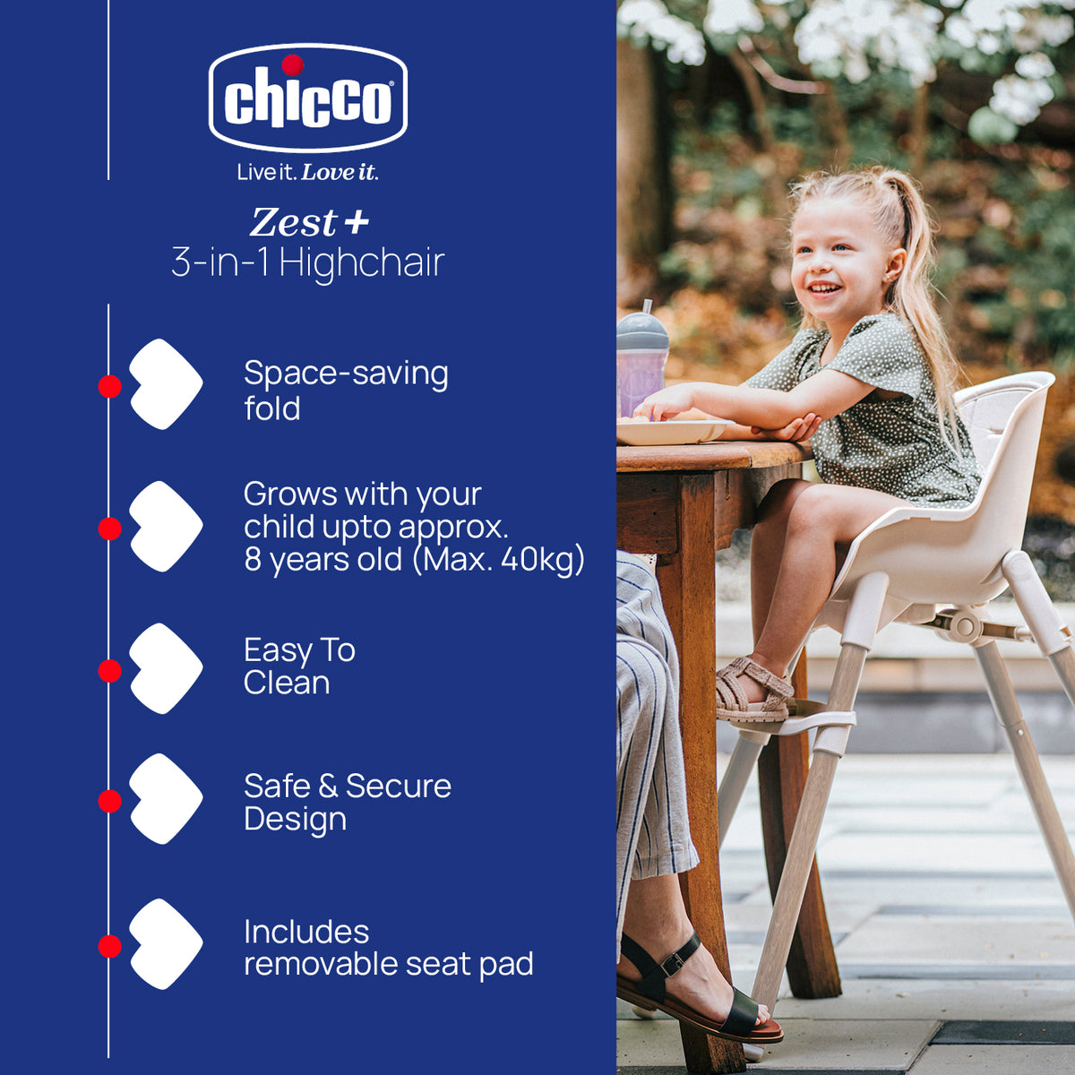 Chicco Zest Plus Highchair