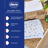 Chicco Next2Me Twins Crib Sheets (2-Piece)